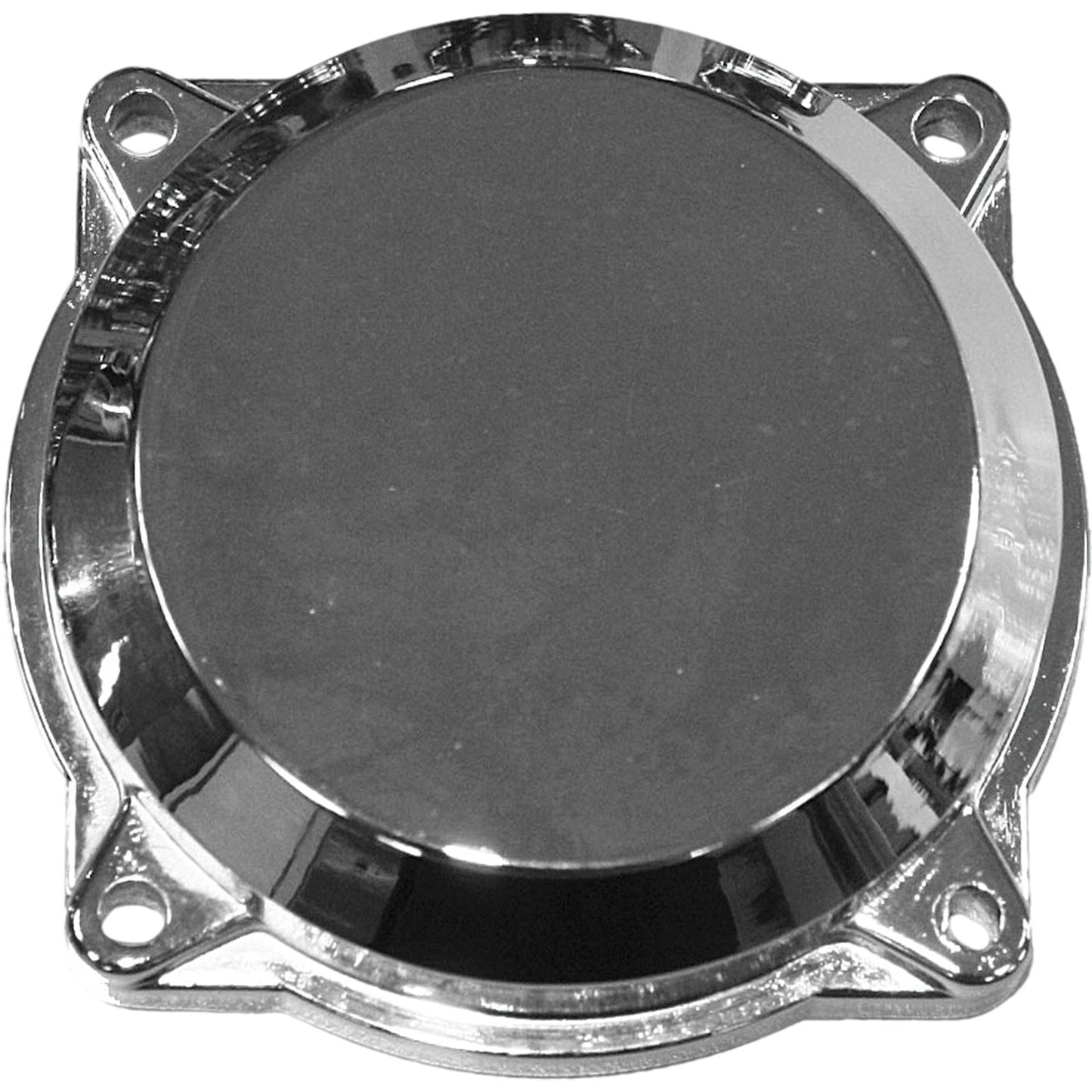 Harddrive Carburetor Top Cover Chrome  Plain Design 38-124_225476