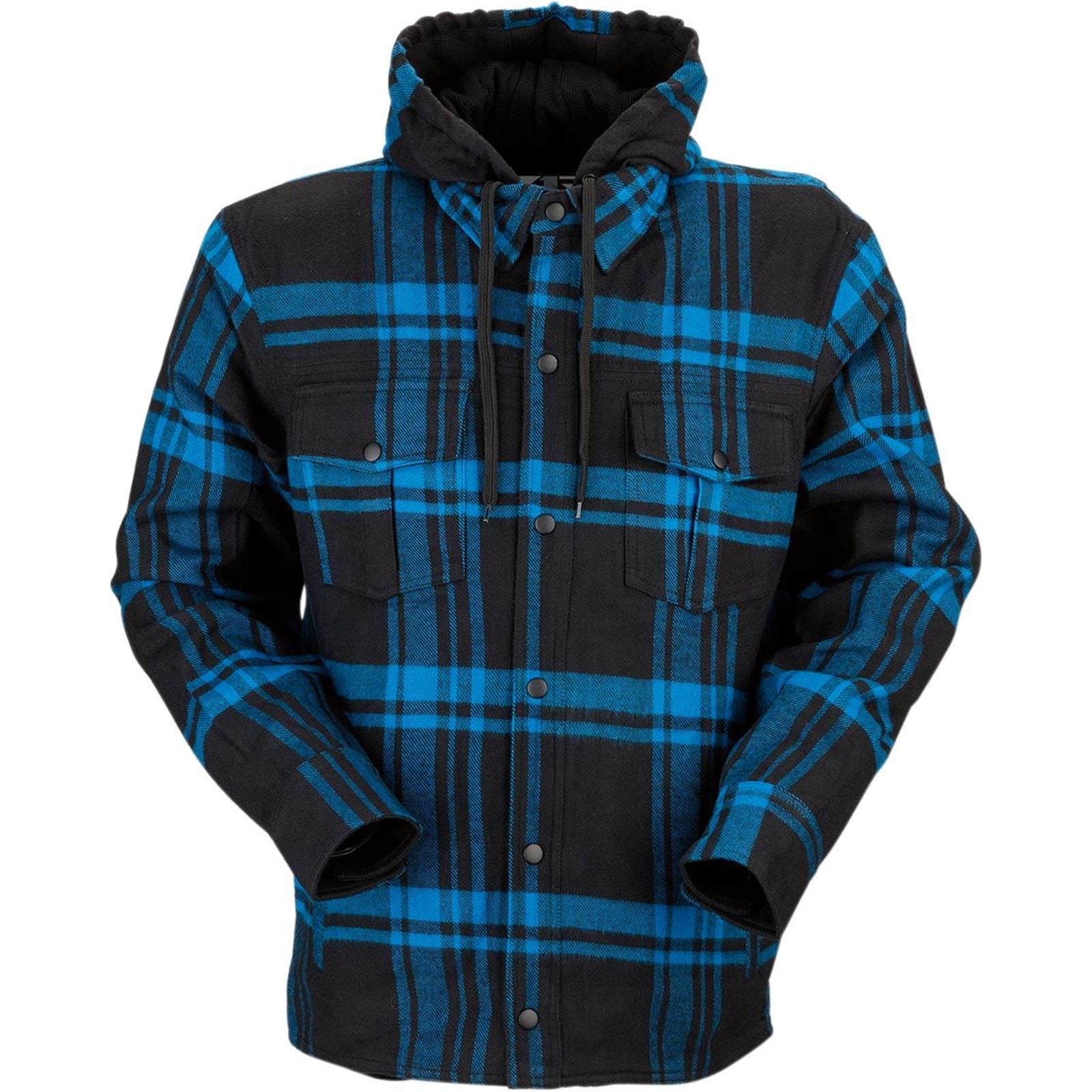 Z1R Timber Flannel Shirt - Black/Blue_225929