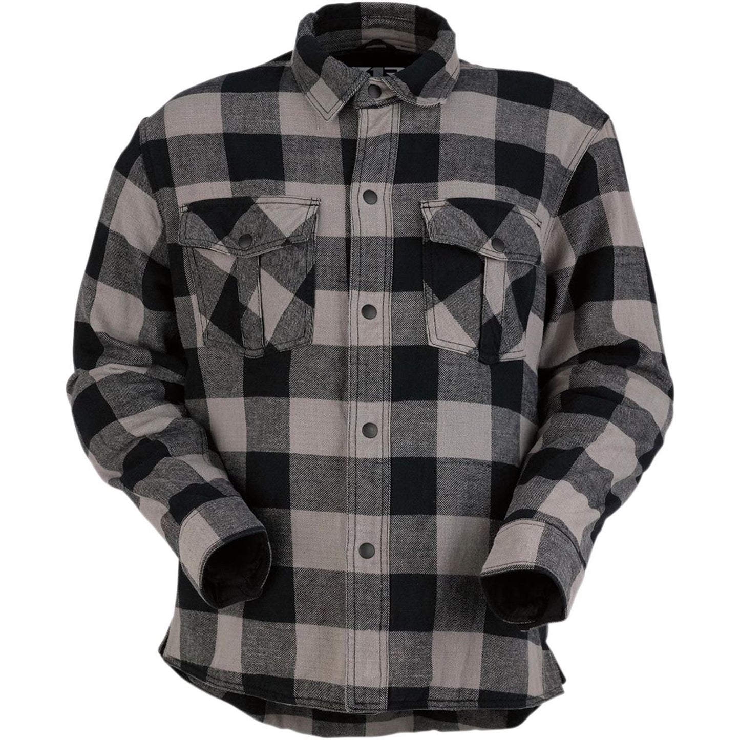 Z1R Duke Flannel Shirt - Gray/Black_225989