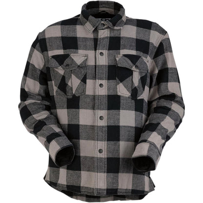 Z1R Duke Flannel Shirt - Gray/Black_225989