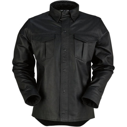 Z1R Motz Leather Shirt - Black - 5X-Large 2810-3400_226163
