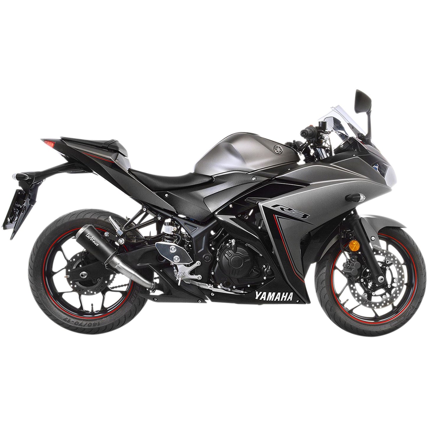Leovince LV-10 Black Edition Muffler - YZF-R3 [MPN: 15212B]_418722