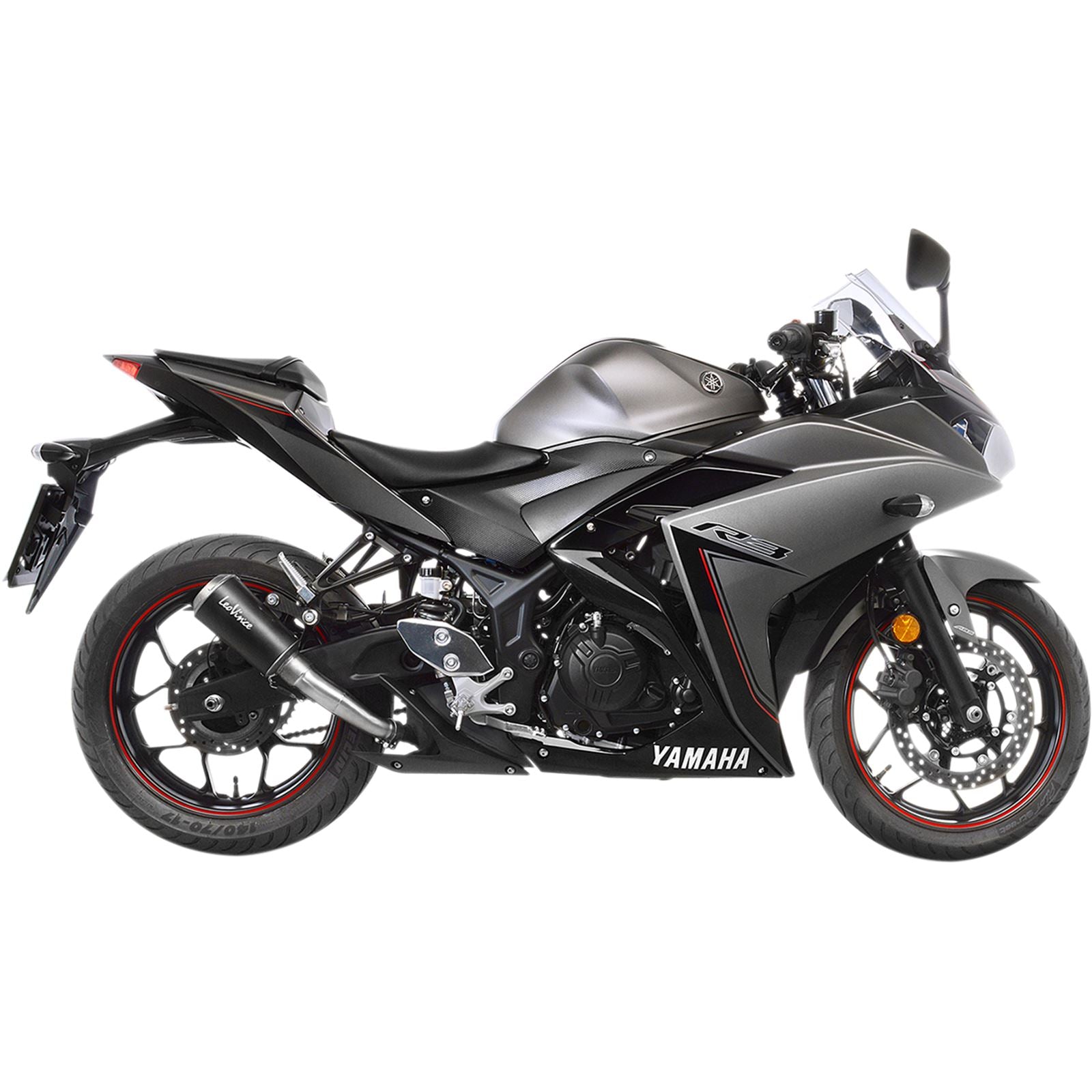 Leovince LV-10 Black Edition Muffler - YZF-R3 [MPN: 15212B]_418722