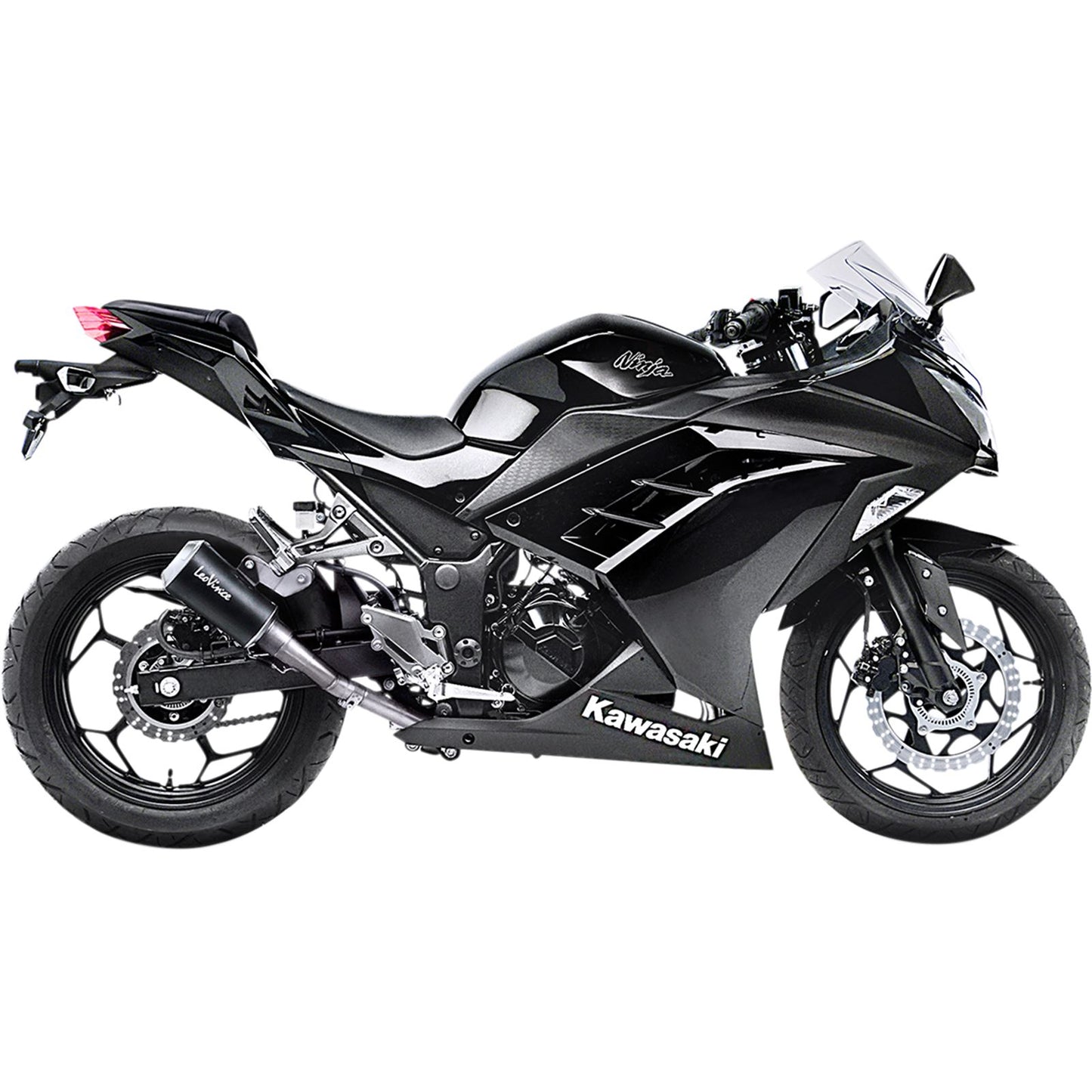 Leovince LV-10 Black Edition Muffler - Ninja 300 [MPN: 15205B]_418708