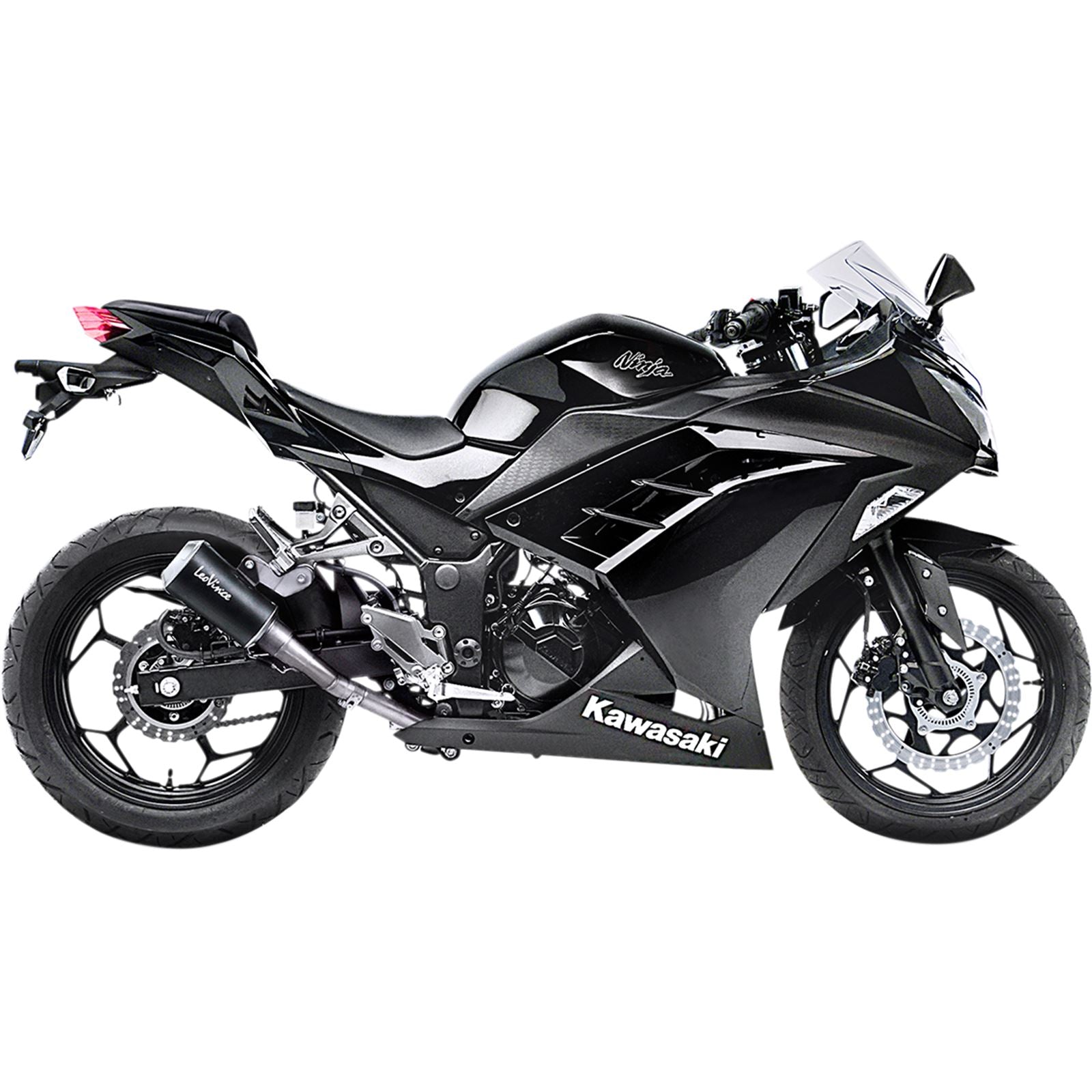 Leovince LV-10 Black Edition Muffler - Ninja 300 [MPN: 15205B]_418708