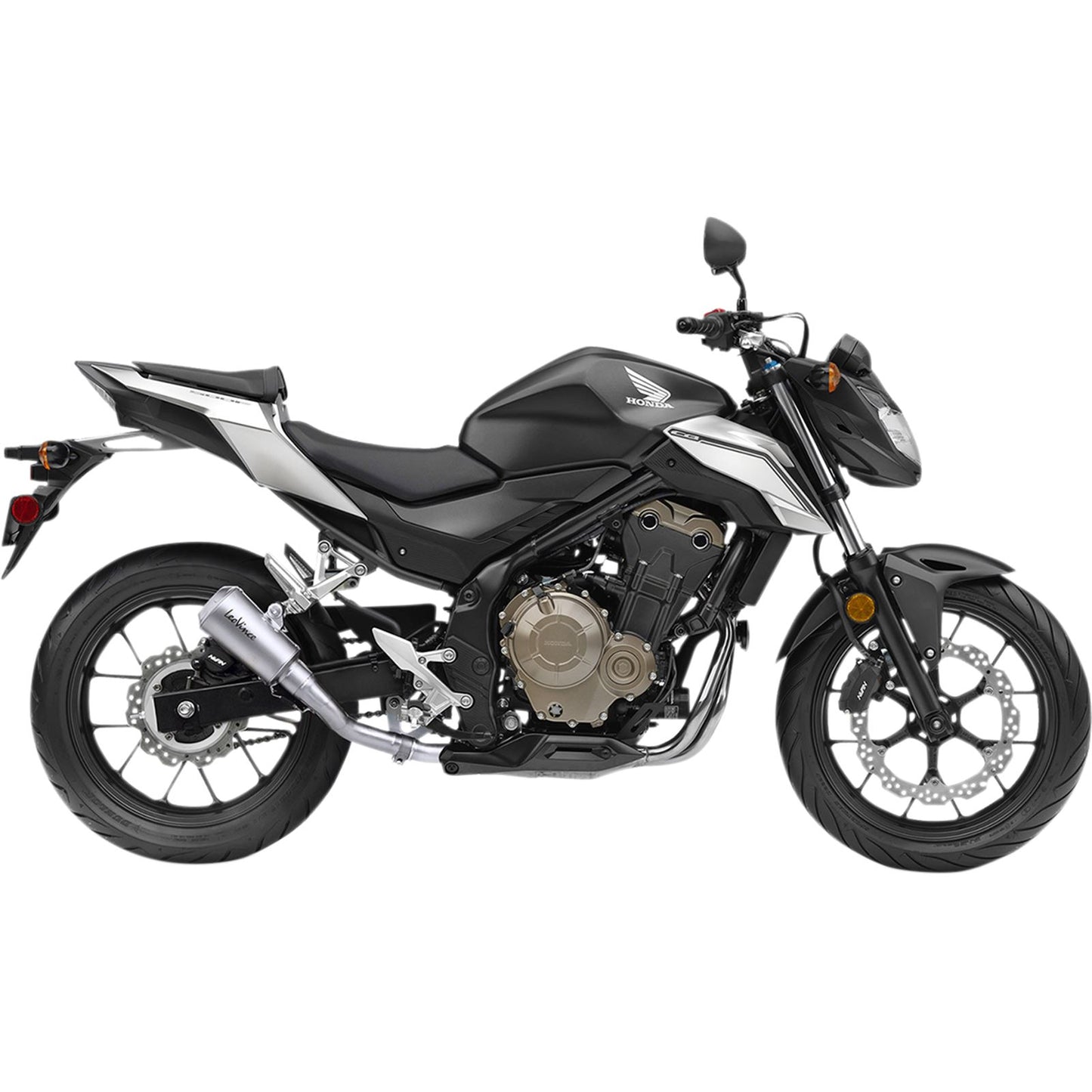 Leovince LV-10 Muffler fits Honda '16-'18 CB/CBR 500 [MPN: 15208]_418713