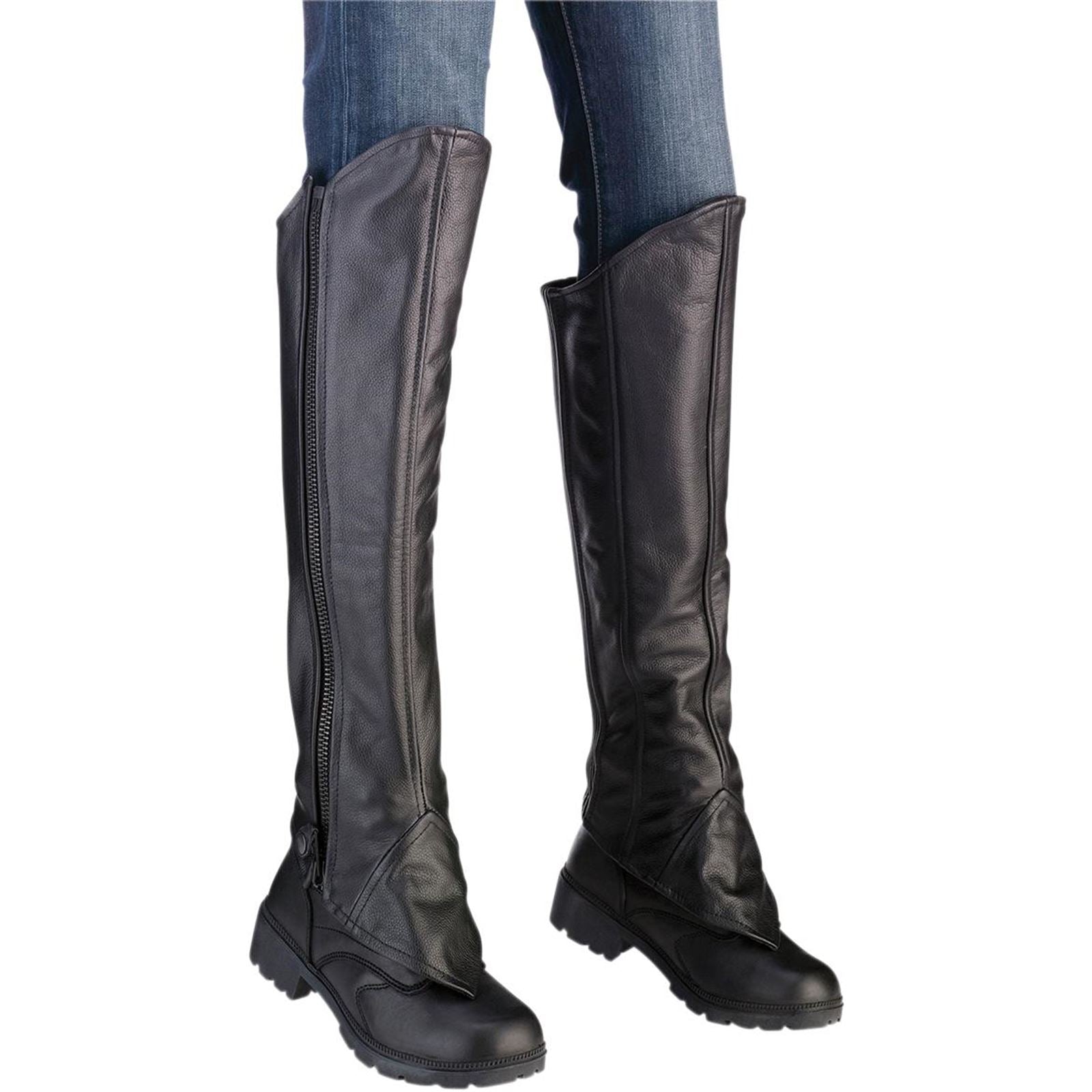 Z1R Women's Half Chaps - Black - 2X-Small/X-Small 2815-0091_227493