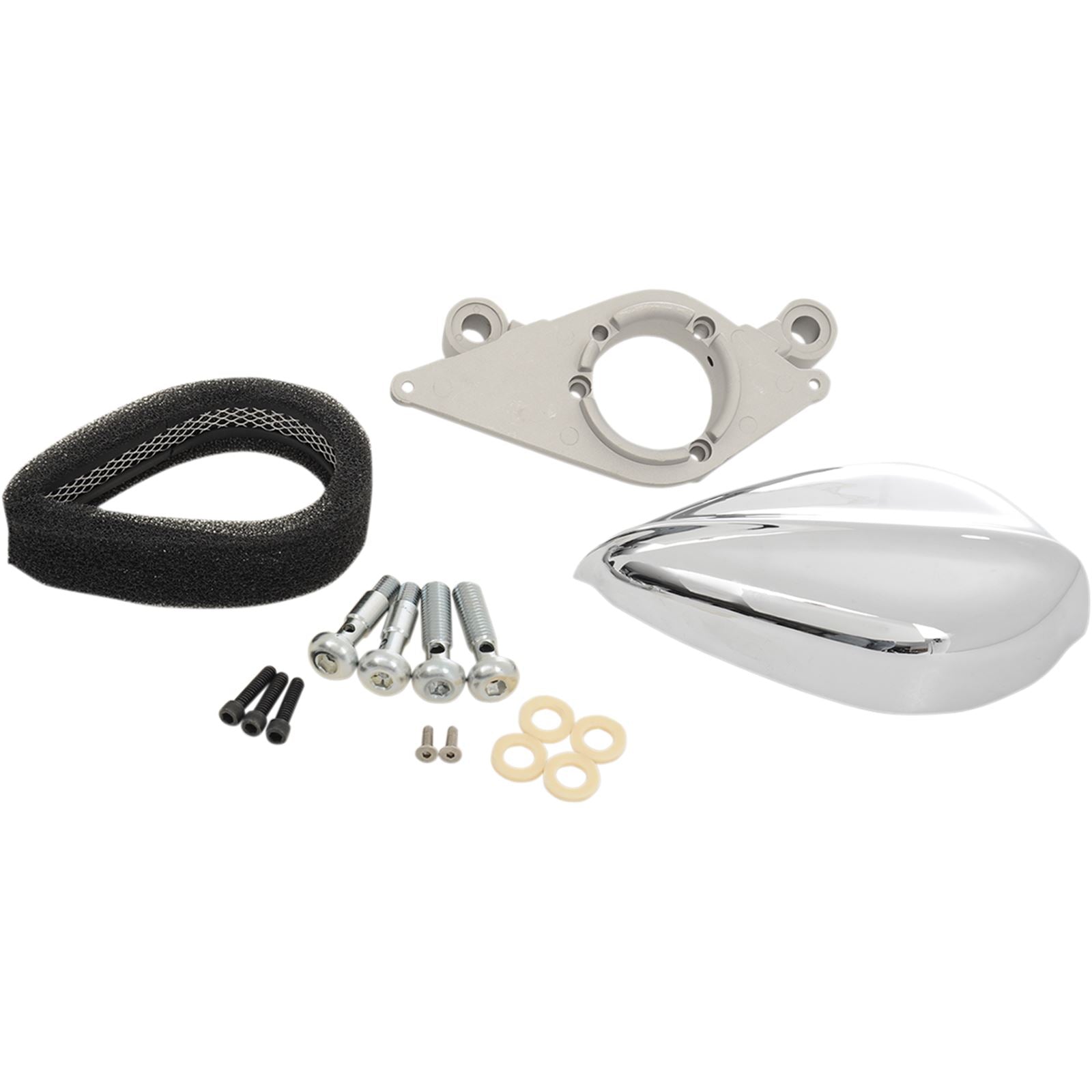 Paughco Ribbed Teardrop Air Cleaner CV Delphi EFI [MPN: 701-201]_451787