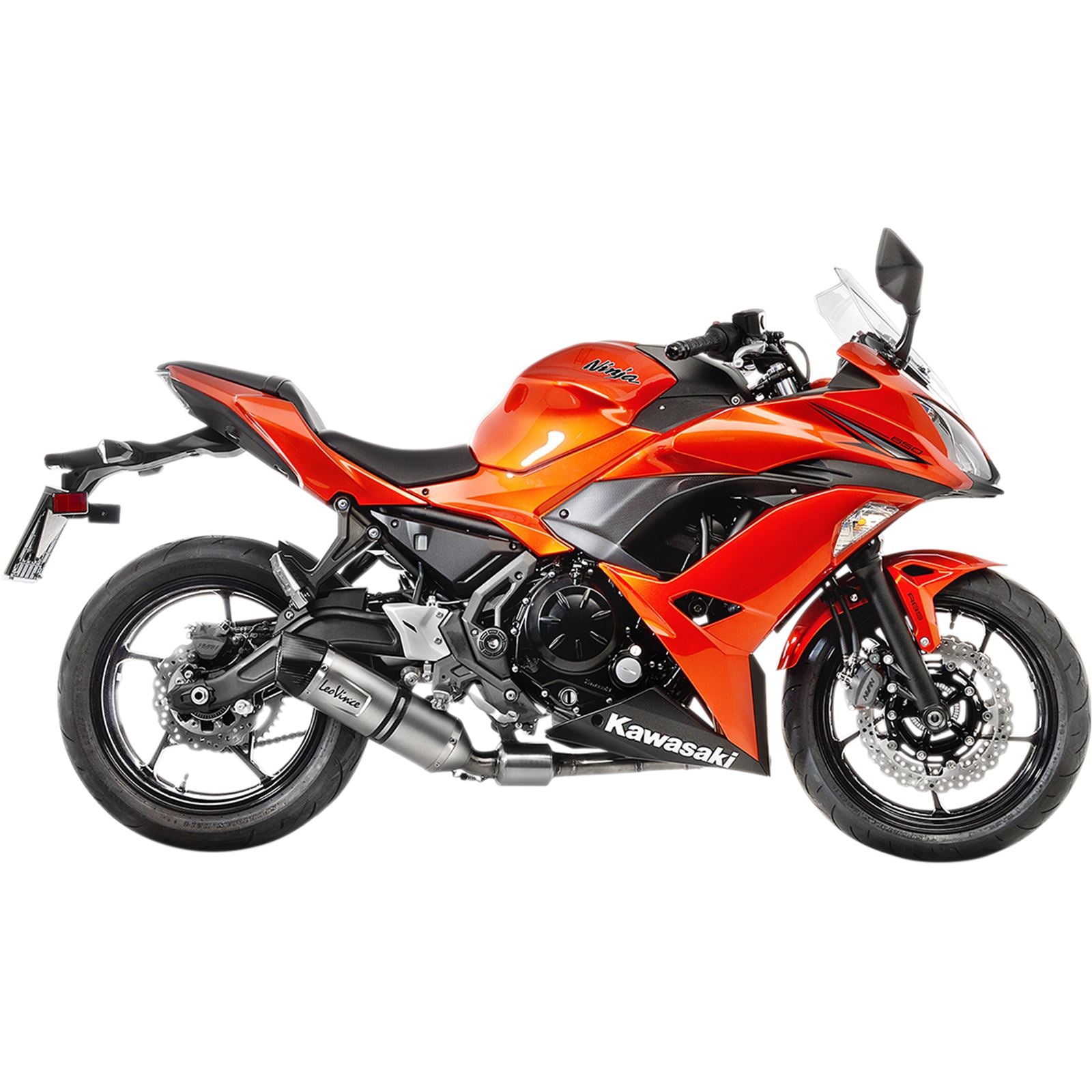 Leovince LV One Evo Exhaust System - Stainless Steel - Ninja 650/Z650 [MPN: 14181E]_418499
