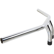 Emgo Chrome 8" T-Bar Handlebar with Dimples 07-93422_380958