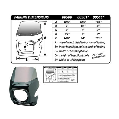 Maier Sport Fairing - Round - Large 005010_1734954