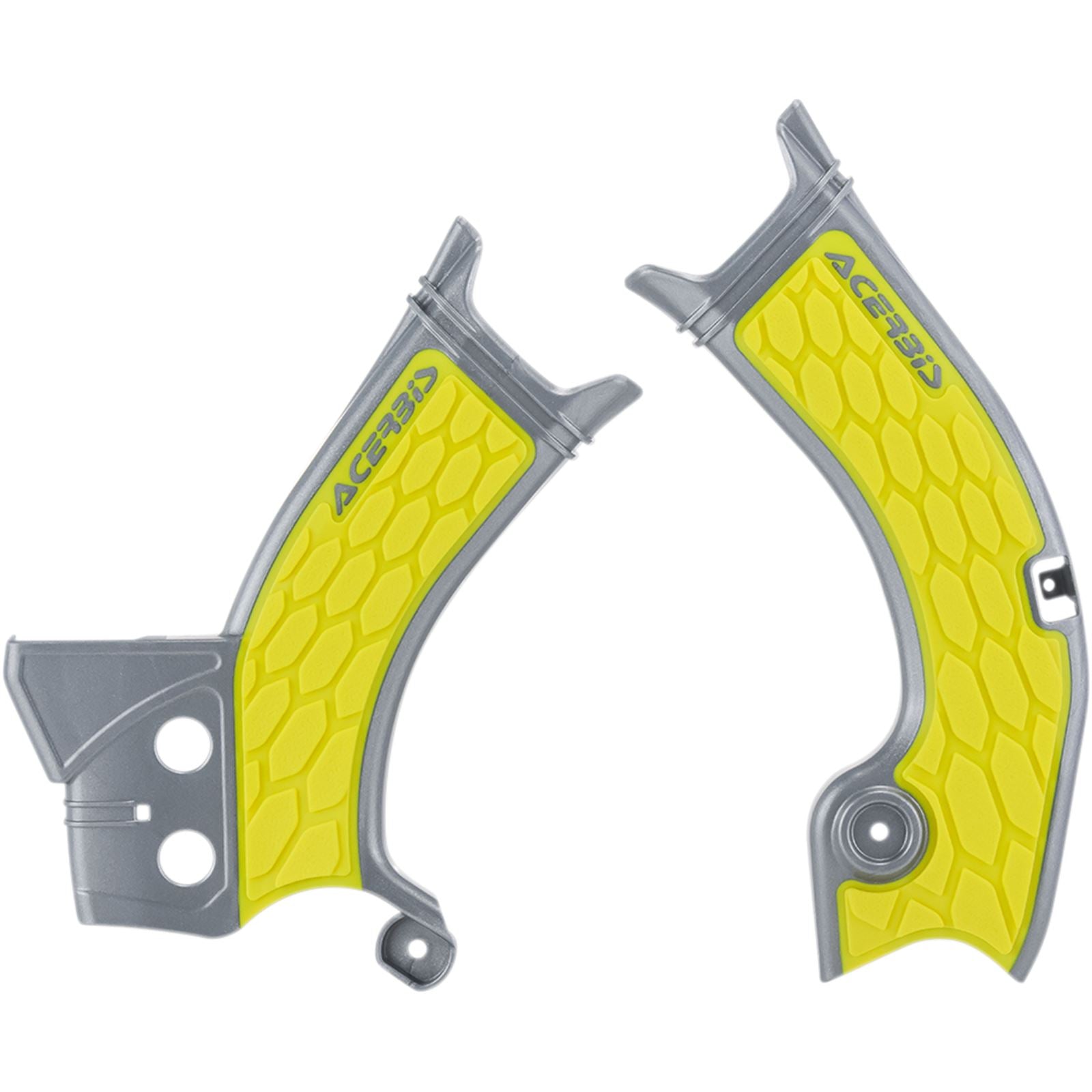 Acerbis X-Grip Frame Guards - RM-Z 450 - Grey/Yellow 2686601120_319412