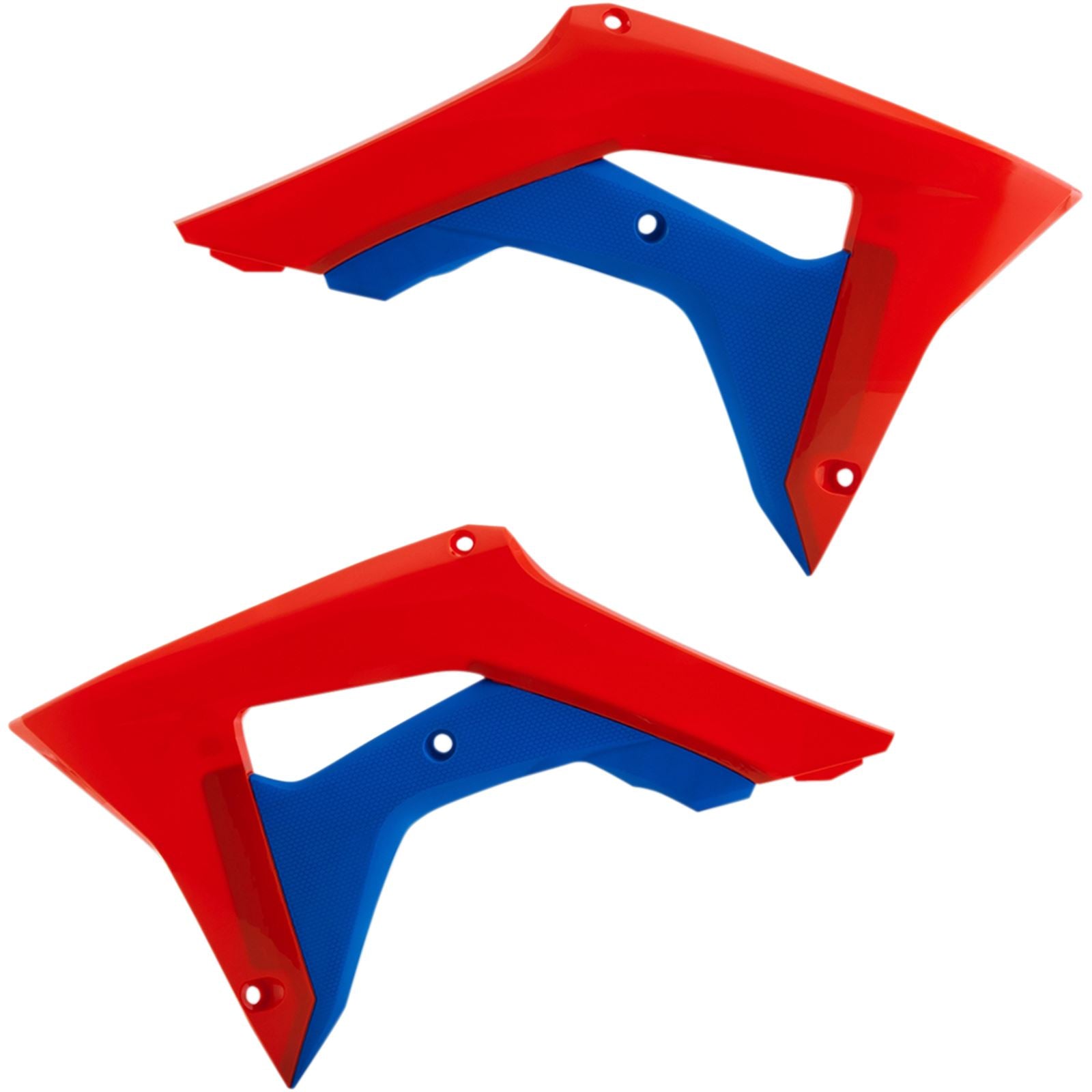 Acerbis Radiator Shrouds - CRF450R - Red/Blue 2630661228_320188
