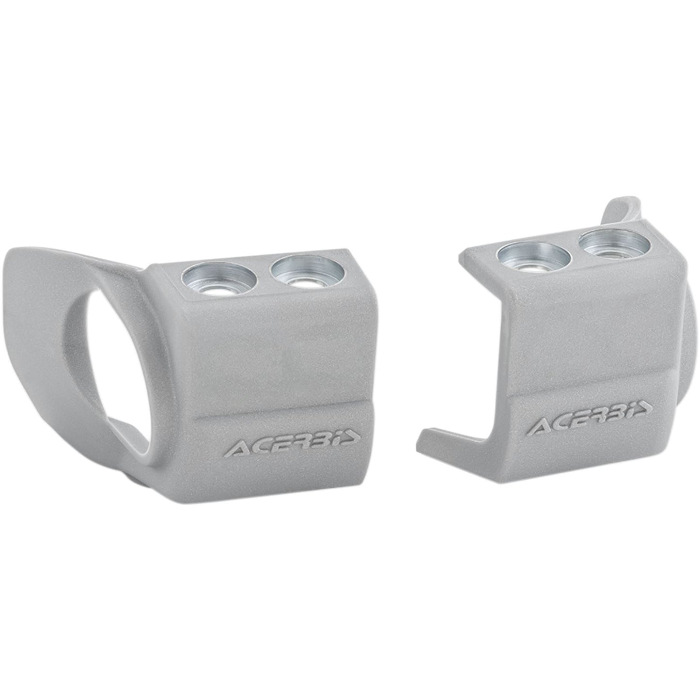 Acerbis Shoe Protectors for Inverted Forks - Silver 2709690012_319341
