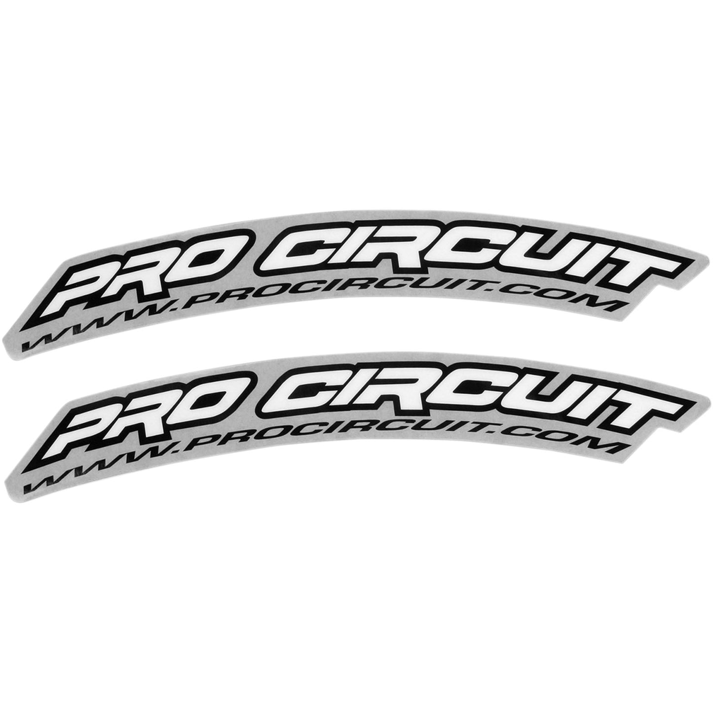 Pro Circuit Front Fender Decal - White [MPN: DC0010]_457794
