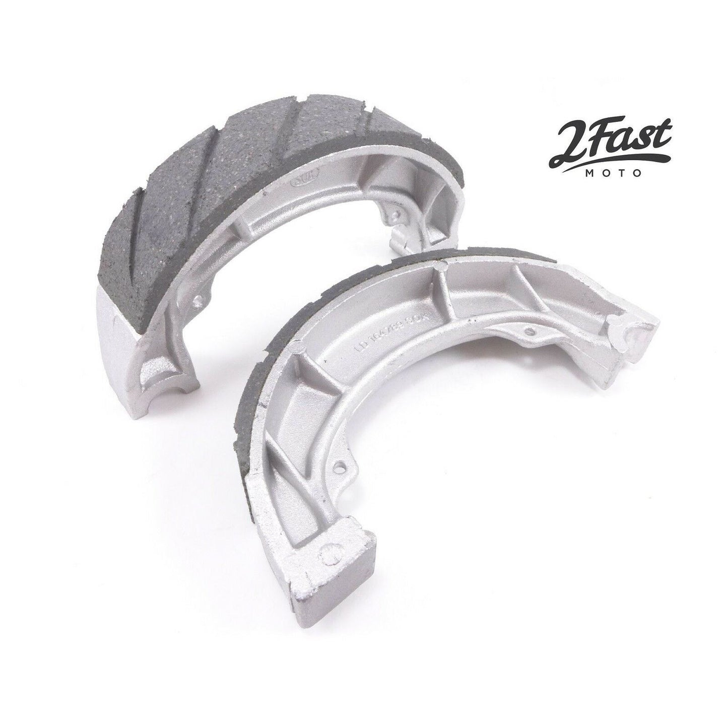 2FastMoto Front or Rear Drum Brake Shoes Water Grooved For Suzuki PE250, SP370 VB-309_651825