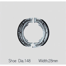 2FastMoto Front or Rear Drum Brake Shoes Water Grooved For Suzuki PE250, SP370 [MPN: VB-309]_651812