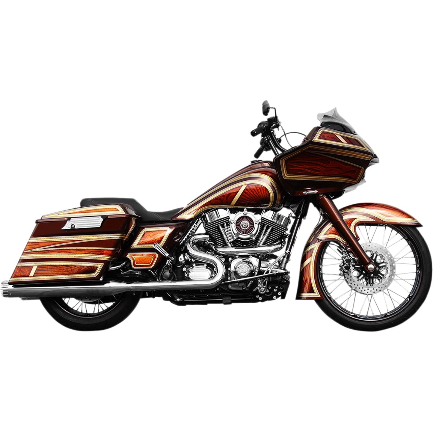 Klock Werks Level Front Fender Kit for Raked Trees - Black - Steel - 23" [MPN: KW05010249]_409332