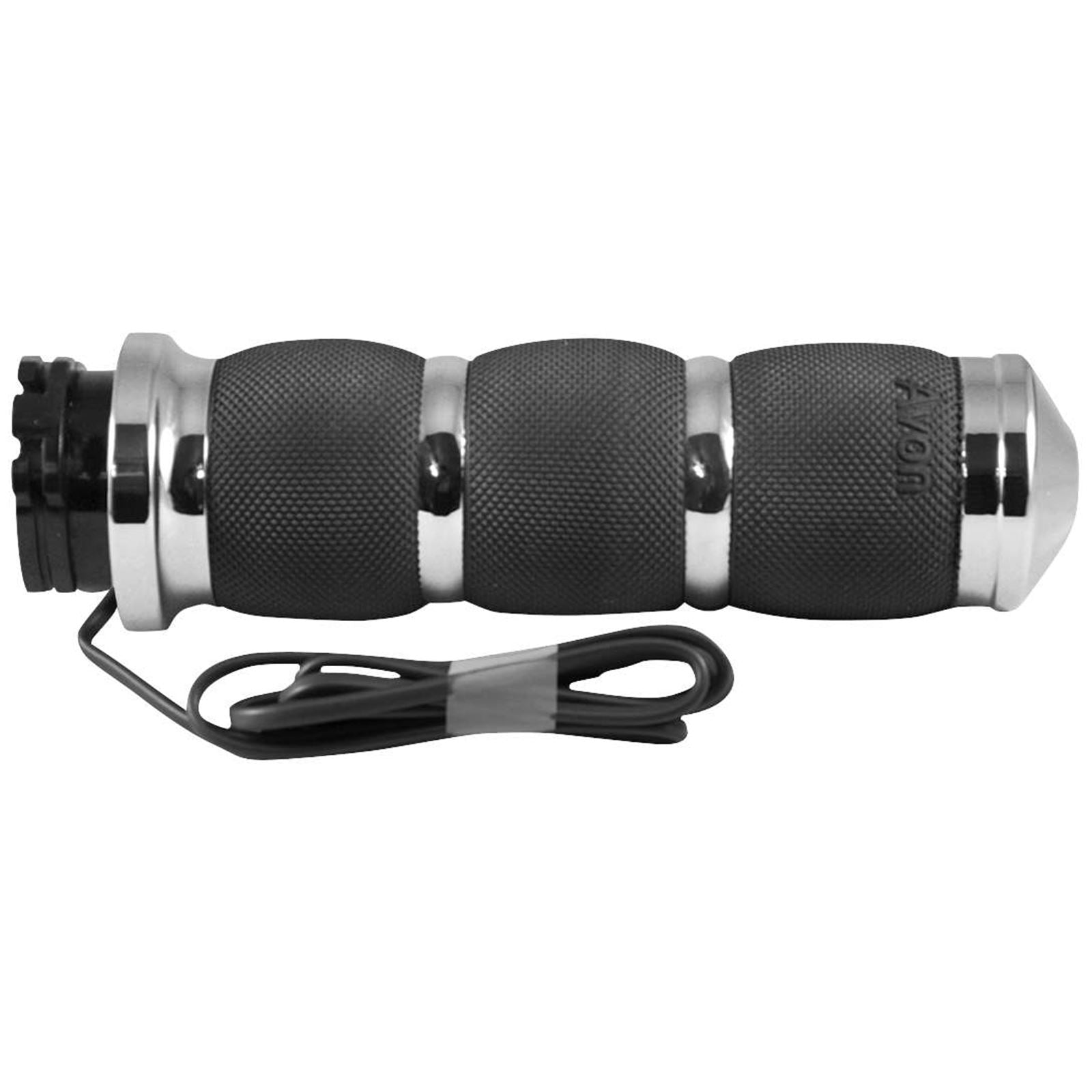 Avon Grips Air Cushioned Grips Heated Chrome AIR-90-HT_231879