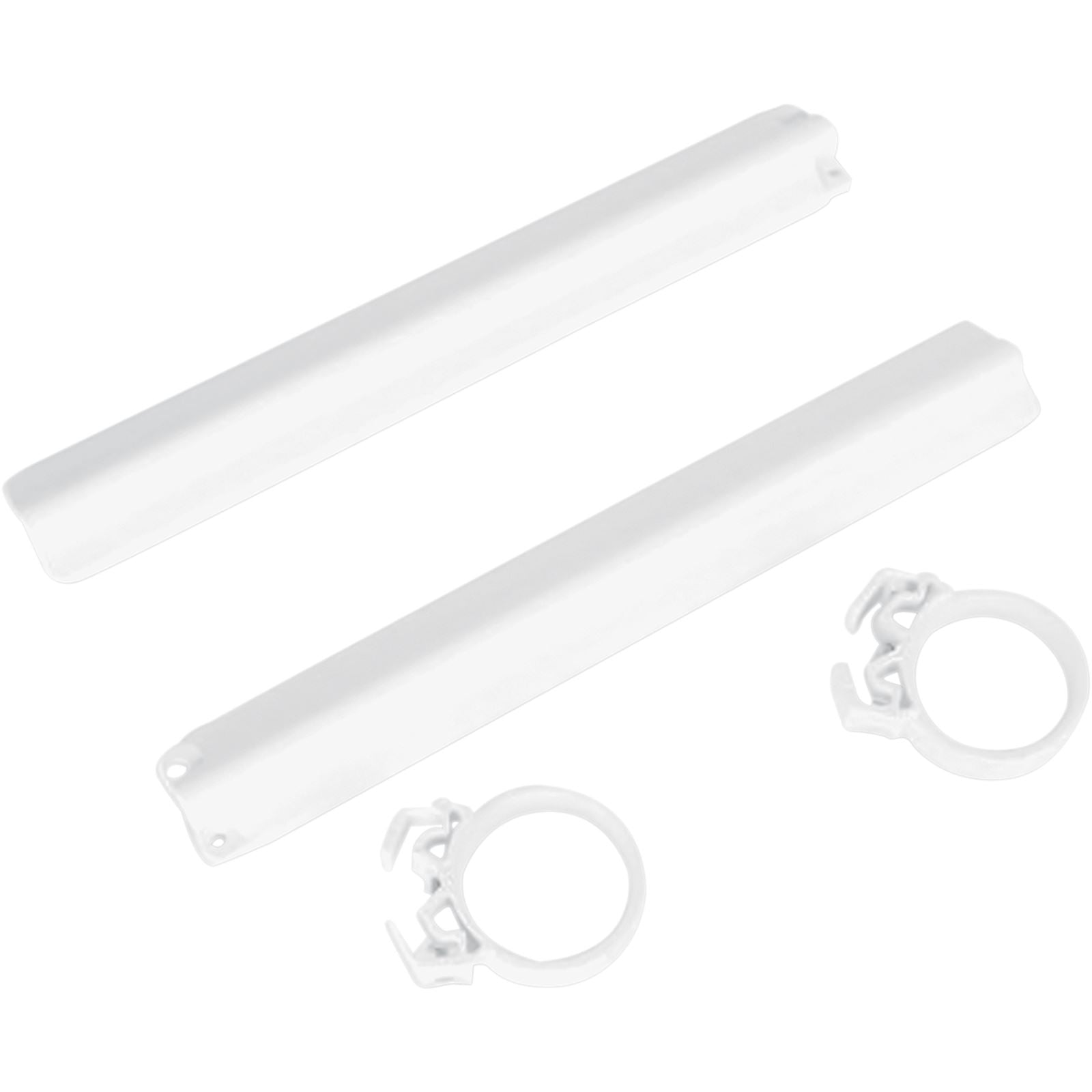 UFO Plastics Fork Cover - White - RM - '91 [MPN: SU02925041]_487382