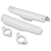 UFO Plastics Fork Cover - White - RM - '99-'00 [MPN: SU03905041]_487384