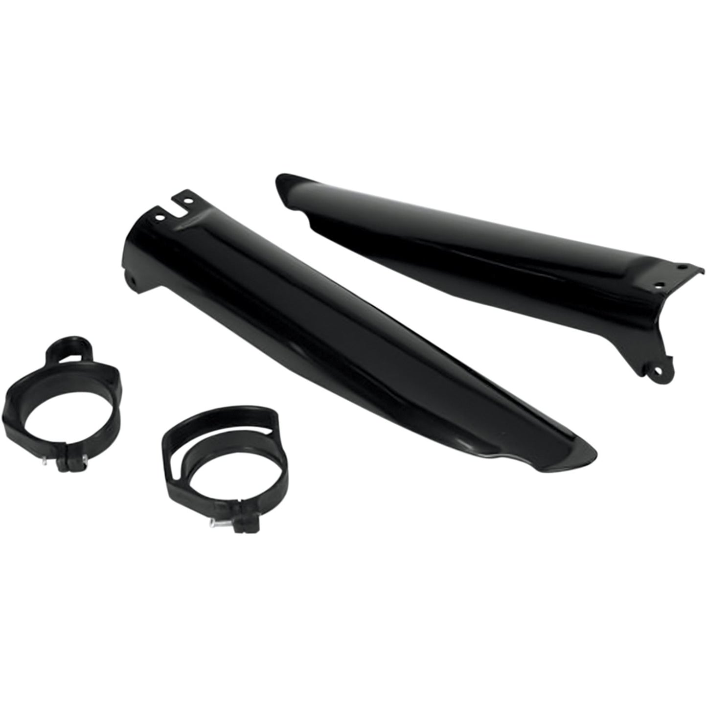 UFO Plastics Fork Cover - Black - KX - '96-'00 [MPN: KA03704001]_487381