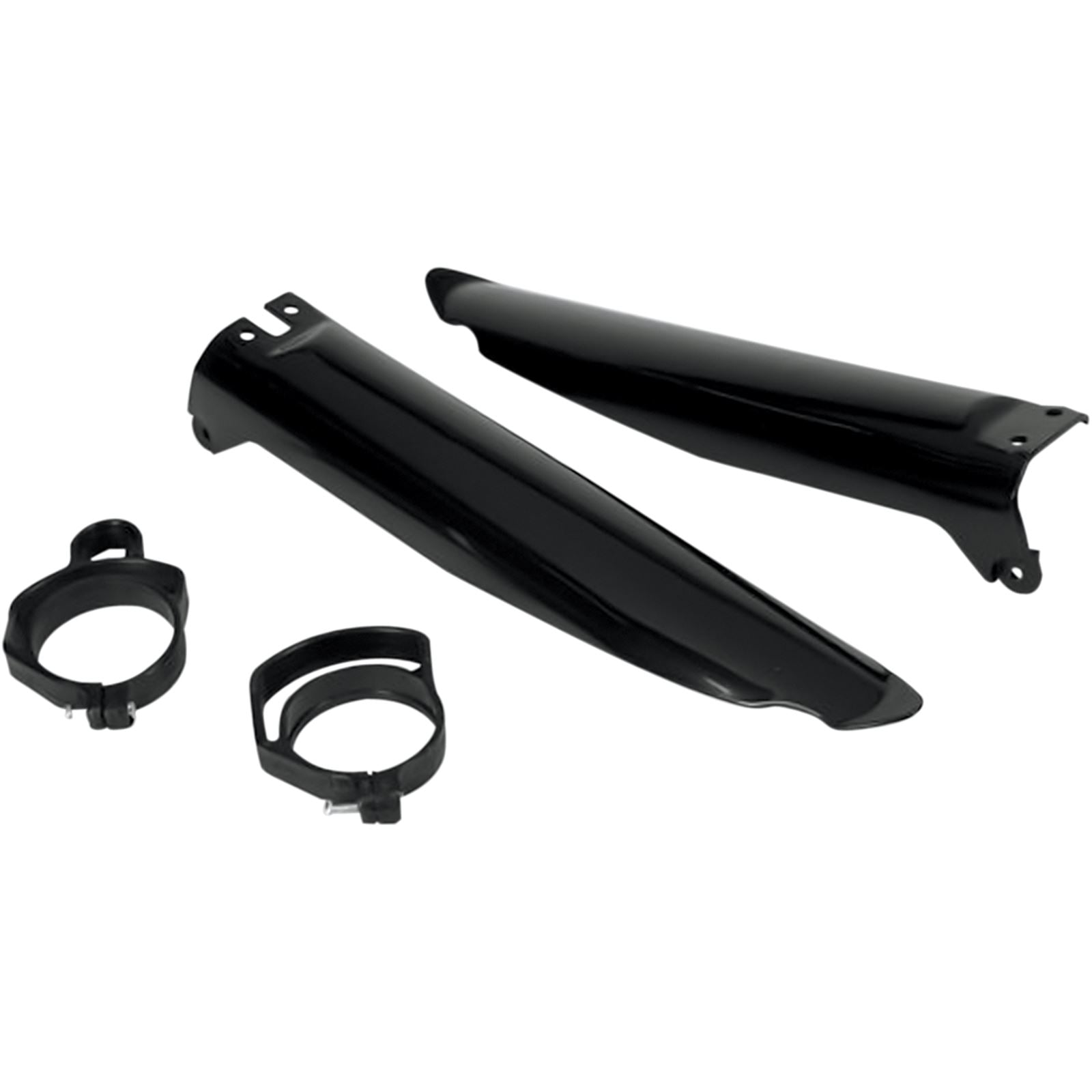 UFO Plastics Fork Cover - Black - KX - '96-'00 [MPN: KA03704001]_487381