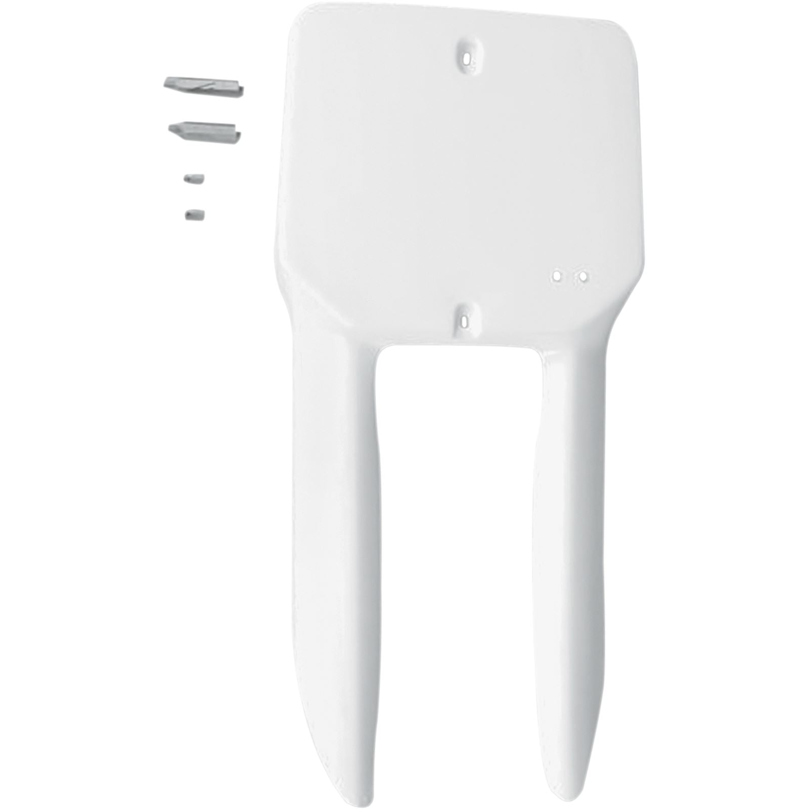 UFO Plastics Front Number Plate for Suzuki - White [MPN: SU03961041]_487350