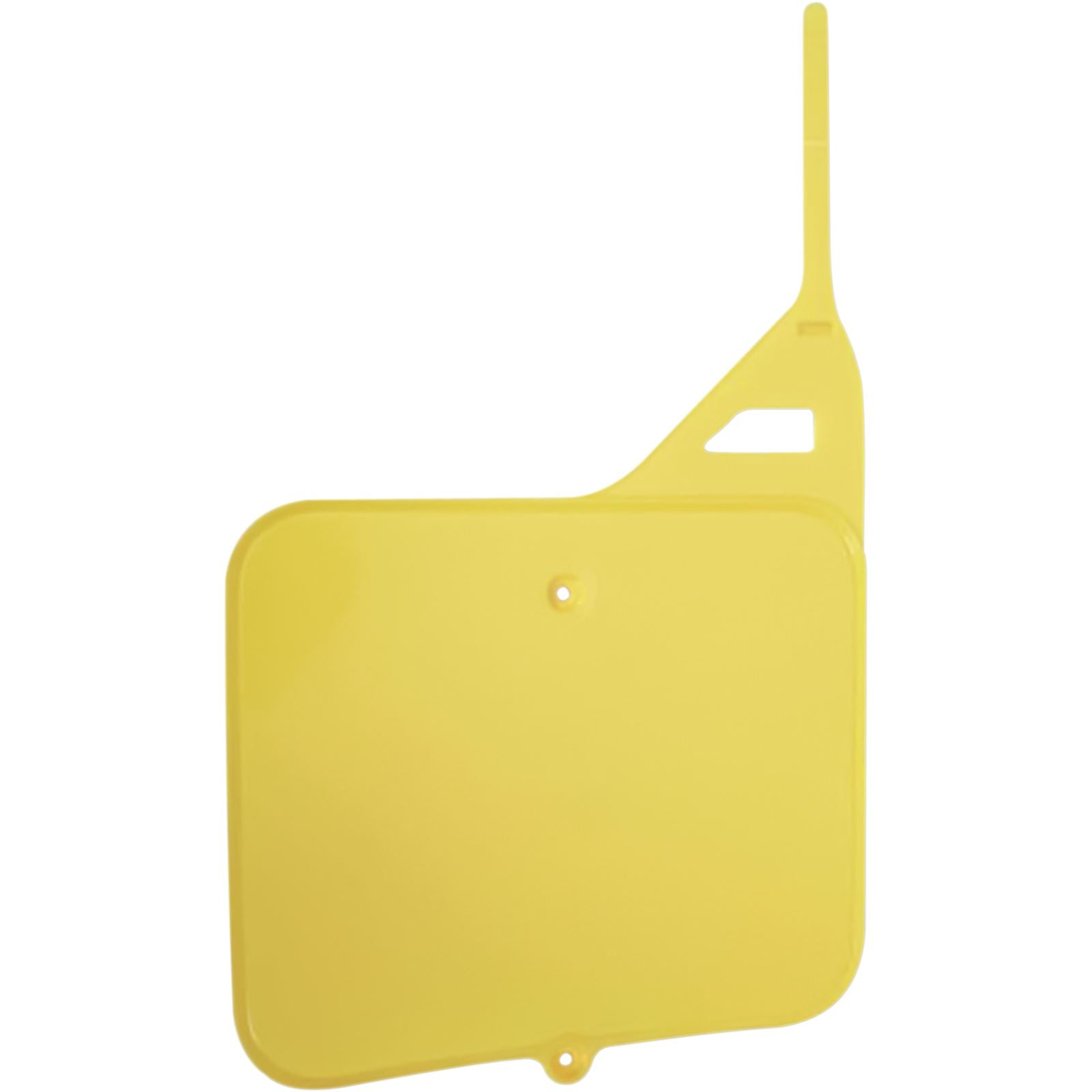 UFO Plastics Front Number Plate for Suzuki - Yellow [MPN: SU02910101]_487352
