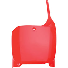 UFO Plastics Front Number Plate - Red for Honda [MPN: HO03666070]_487335