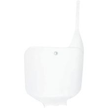 UFO Plastics Front Number Plate - CR125-250 '95-9 - White [MPN: HO02674041]_487329