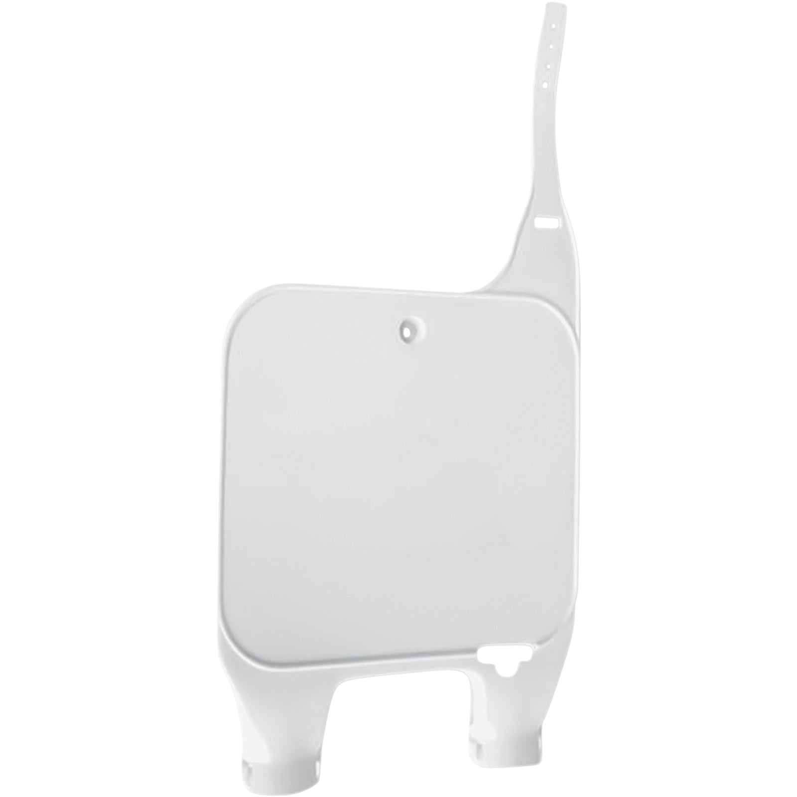 UFO Plastics Front Number Plate - White for Honda [MPN: HO02683041]_487332