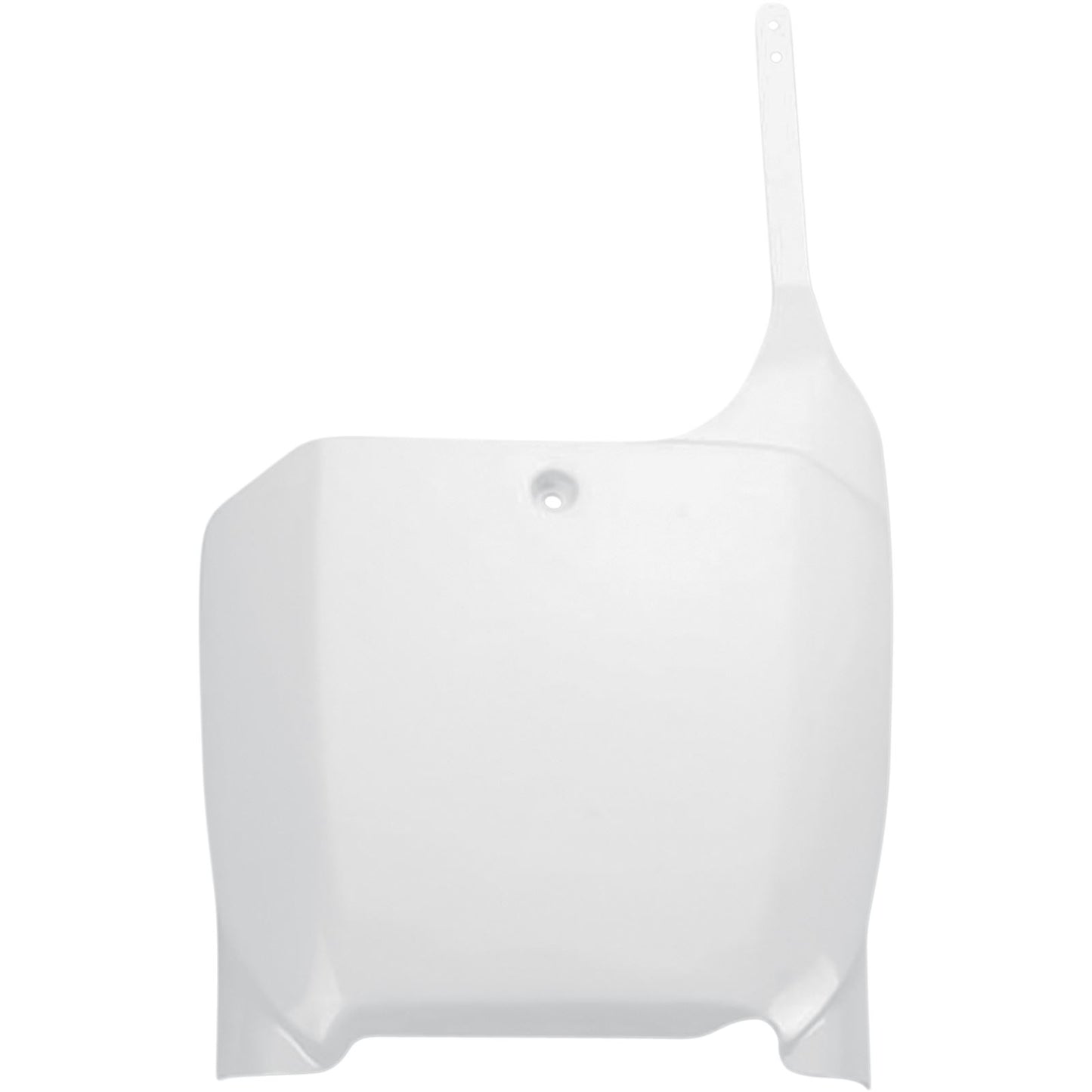 UFO Plastics Front Number Plate - White for Honda [MPN: HO03666041]_487333