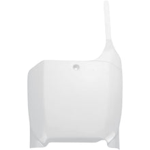 UFO Plastics Front Number Plate - White for Honda [MPN: HO03666041]_487333