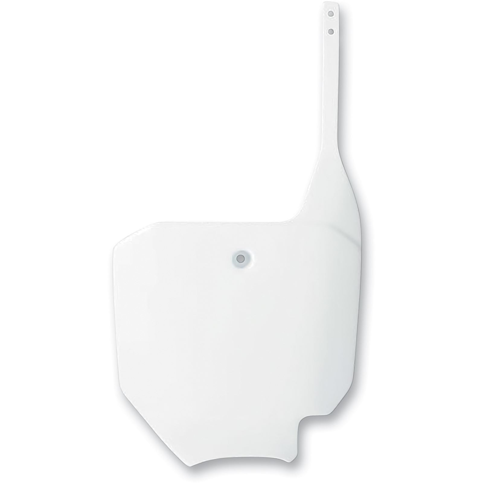 UFO Plastics Front Number Plate - CR80 '96-00 - White [MPN: HO03624041]_487323