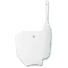 UFO Plastics Front Number Plate - CR80 '96-00 - White [MPN: HO03624041]_487323
