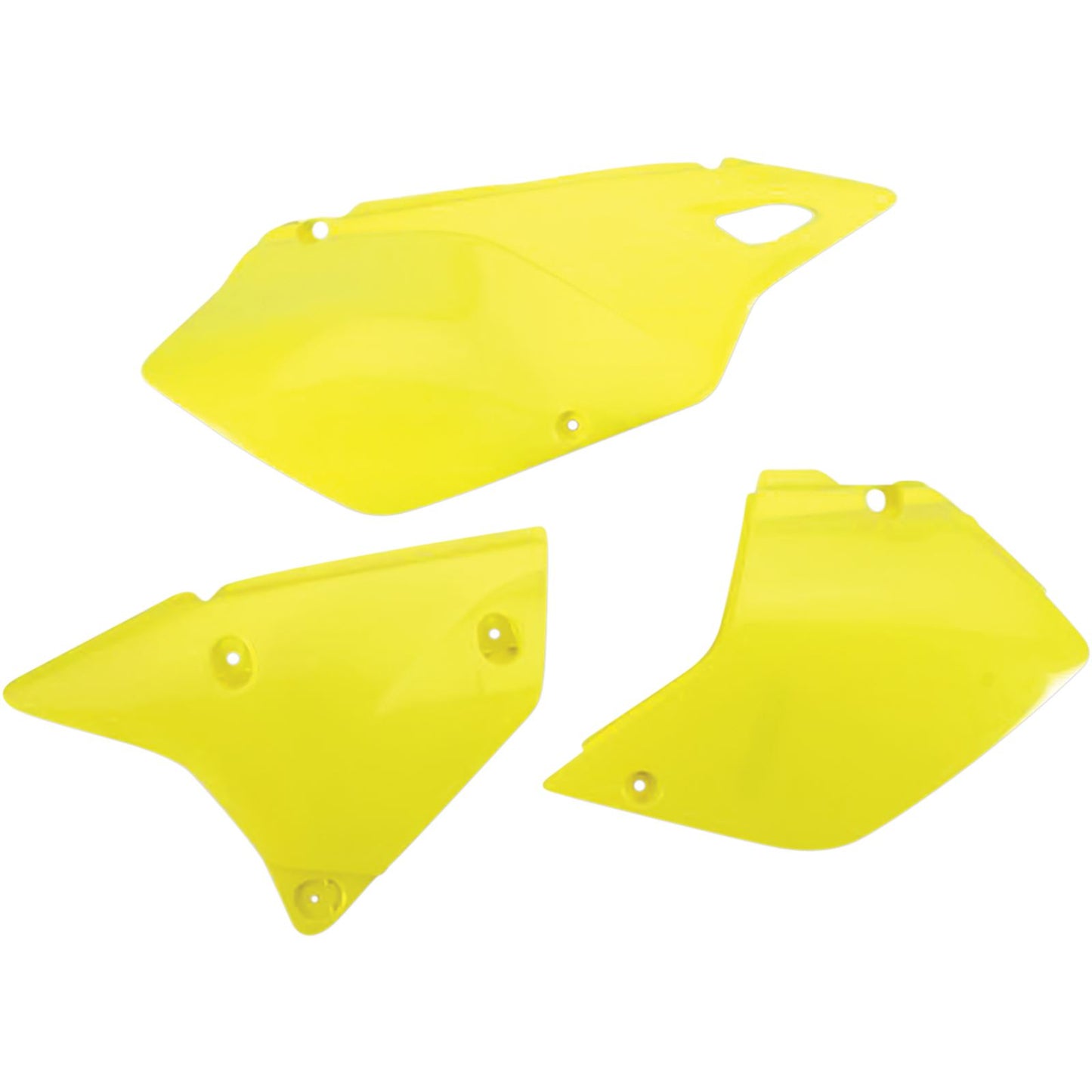 UFO Plastics Side Cover for Suzuki - Yellow [MPN: SU03979102]_487278