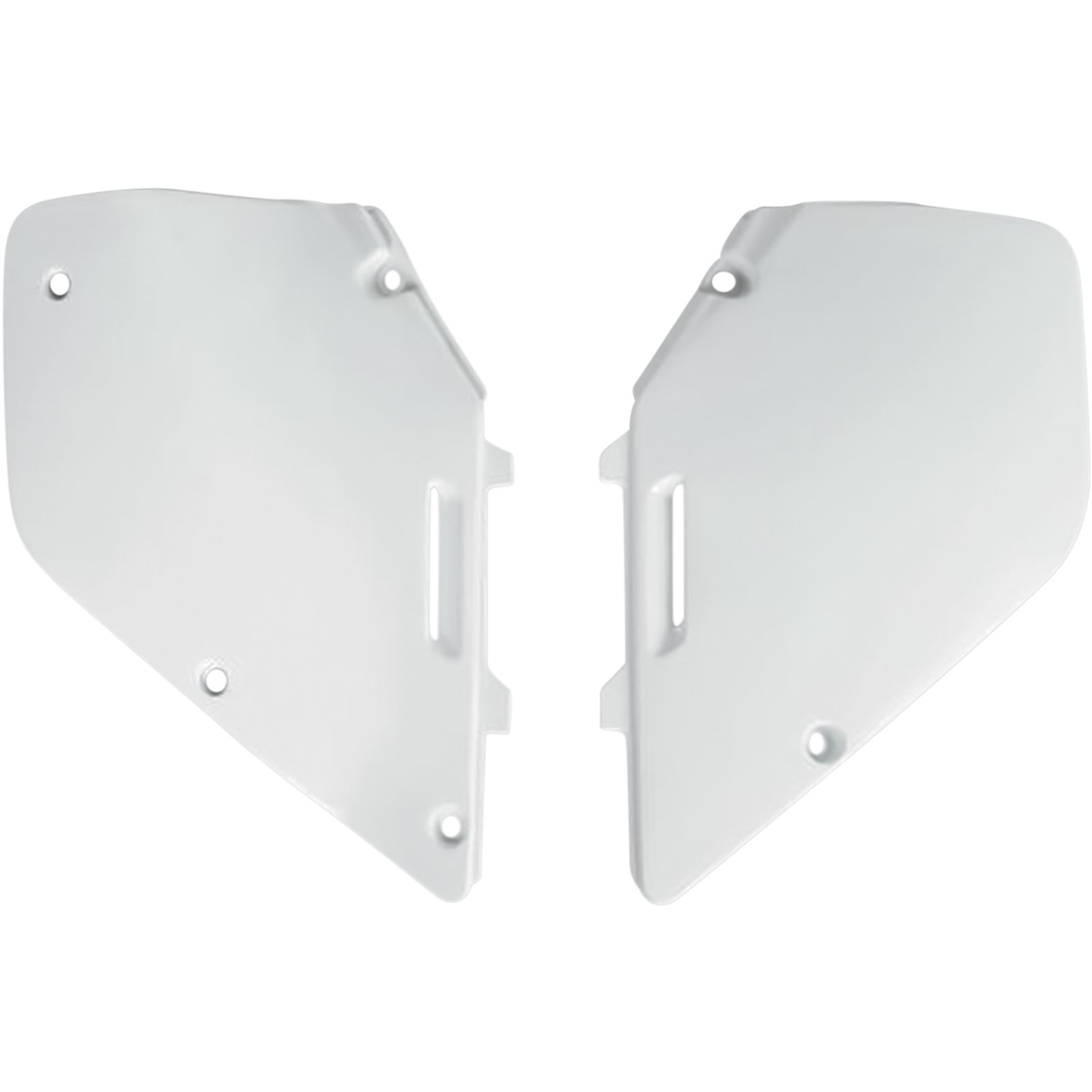 UFO Plastics Side Cover for Suzuki - White [MPN: SU02959041]_487273