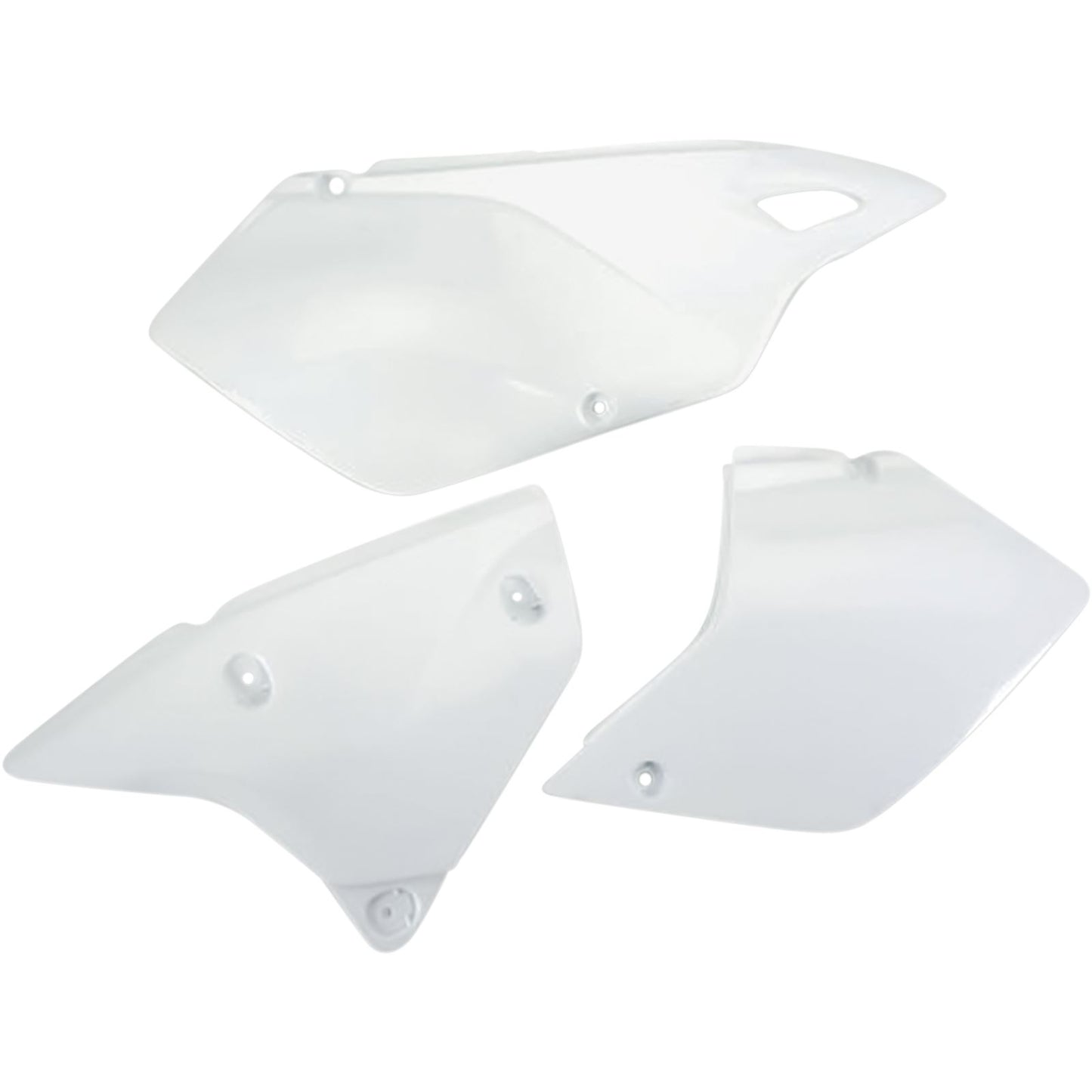 UFO Plastics Side Cover for Suzuki - White [MPN: SU03979041]_487277