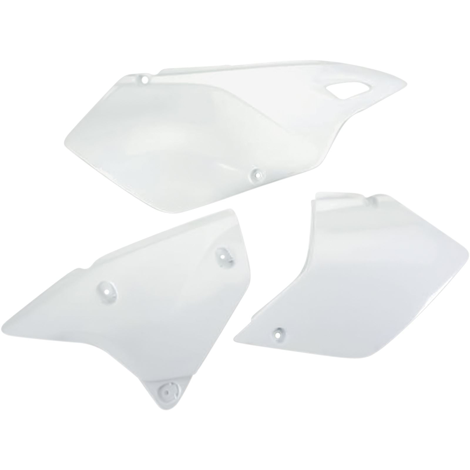 UFO Plastics Side Cover for Suzuki - White [MPN: SU03979041]_487277