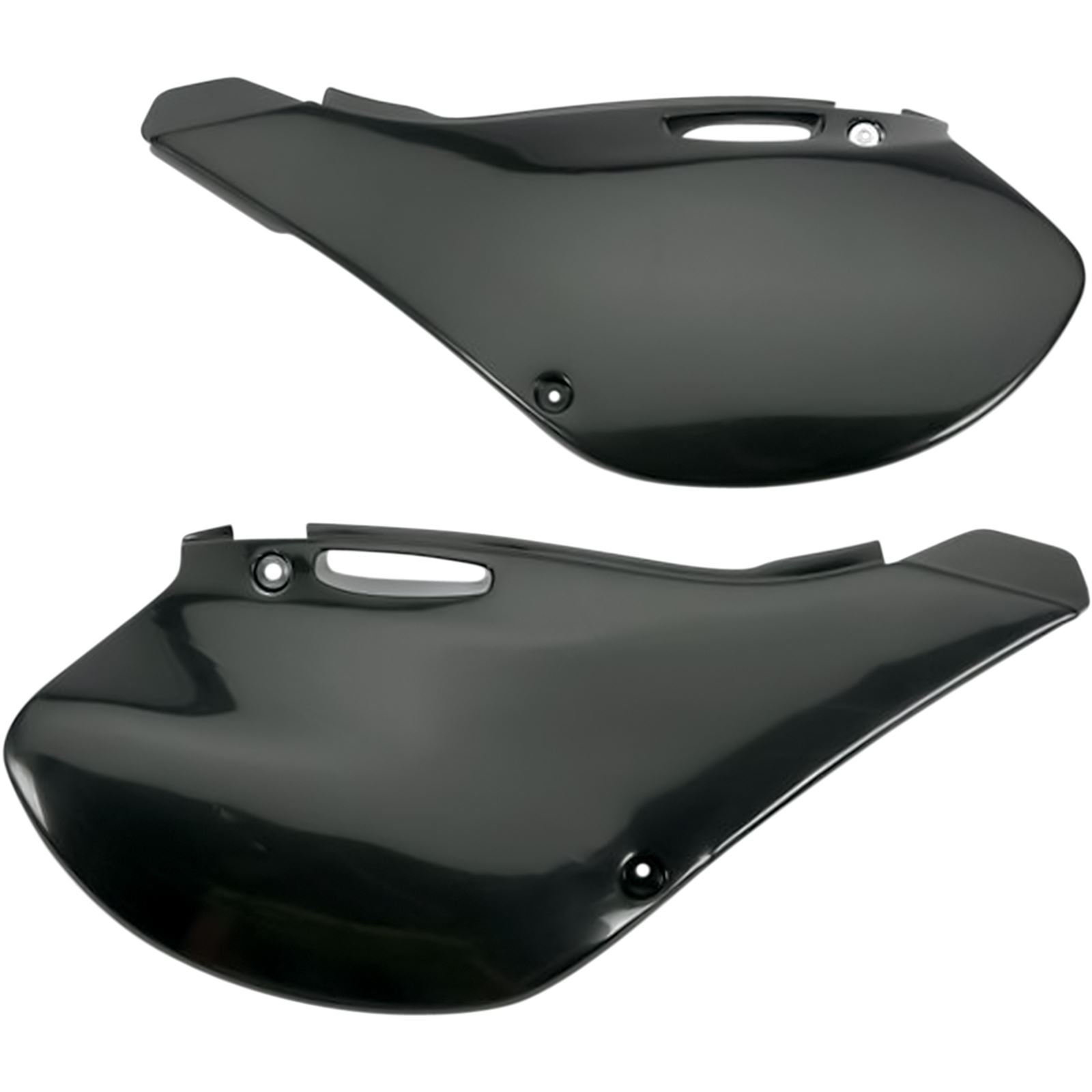UFO Plastics Side Panels - KX125/250 - Black [MPN: KA03721001]_487260