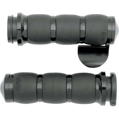 Avon Grips Velvet Air Grips with Fly-by-Wire Throttle Super Sport Black AIR-96-FLY-BOSS_347522