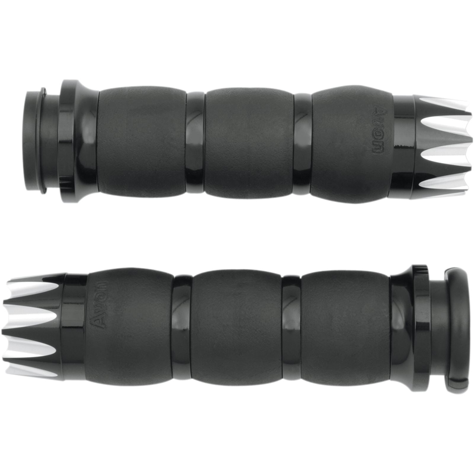 Avon Grips Fly-by-Wire Velvet Air Grips Excalibur - Black - CLOSEOUT AIR-96-AN-FL-EX_1478286