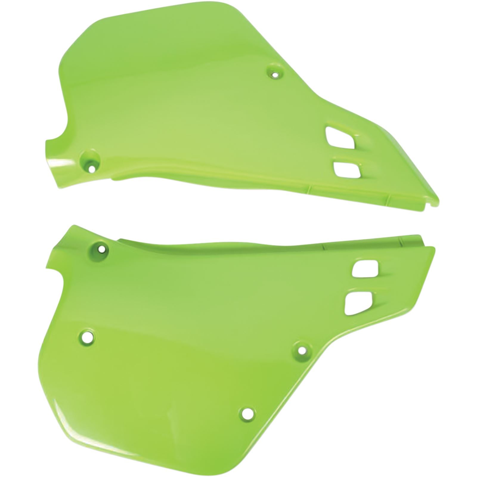 UFO Plastics Side Panels - KX125-250 - Green [MPN: KA02730026]_487254