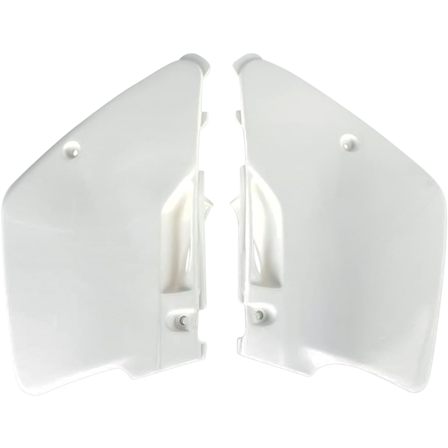 UFO Plastics Side Panels - KX 125-250 '94-8 - White [MPN: KA02769047]_487256