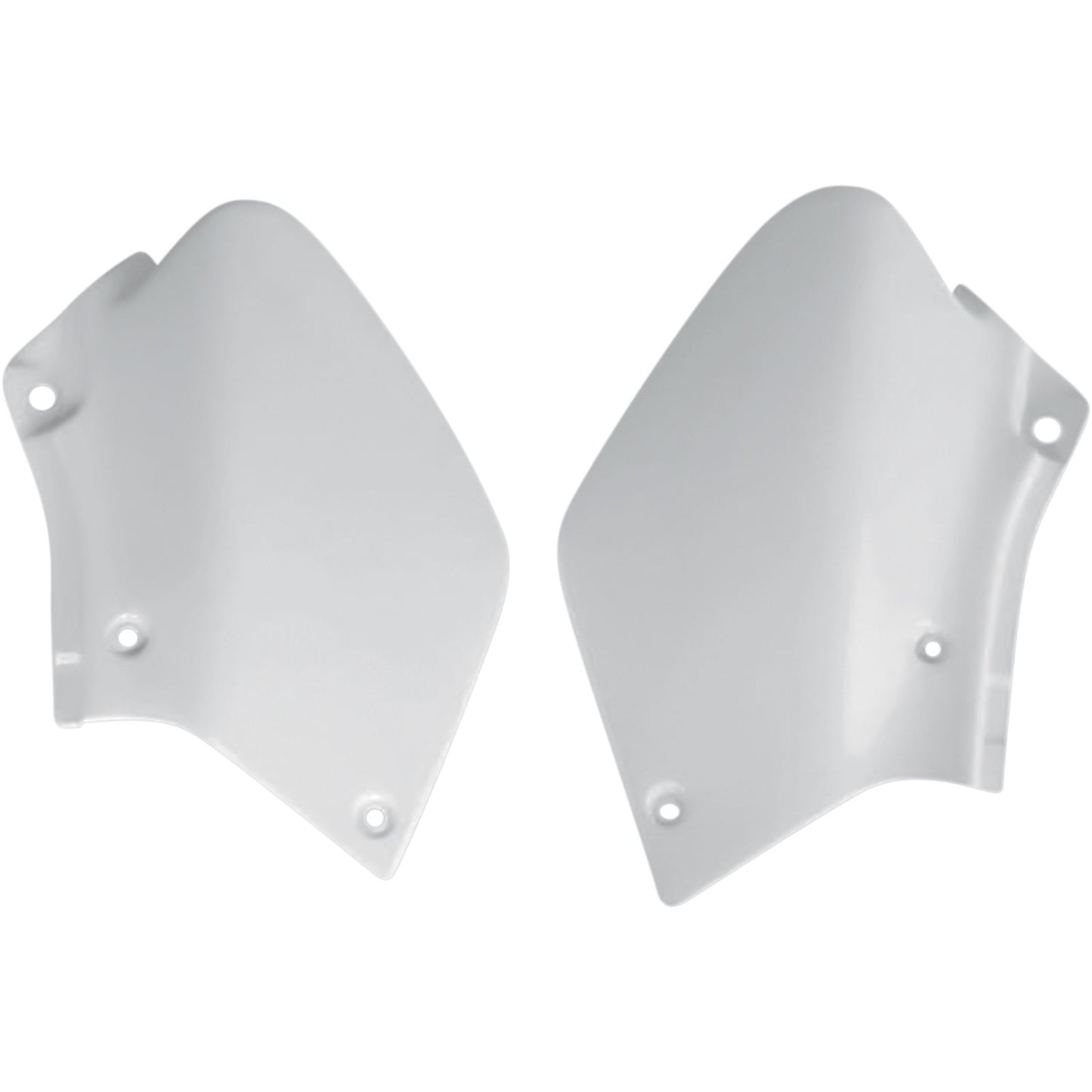 UFO Plastics Side Covers - XR400 '96-00 - White [MPN: HO03612041]_487191