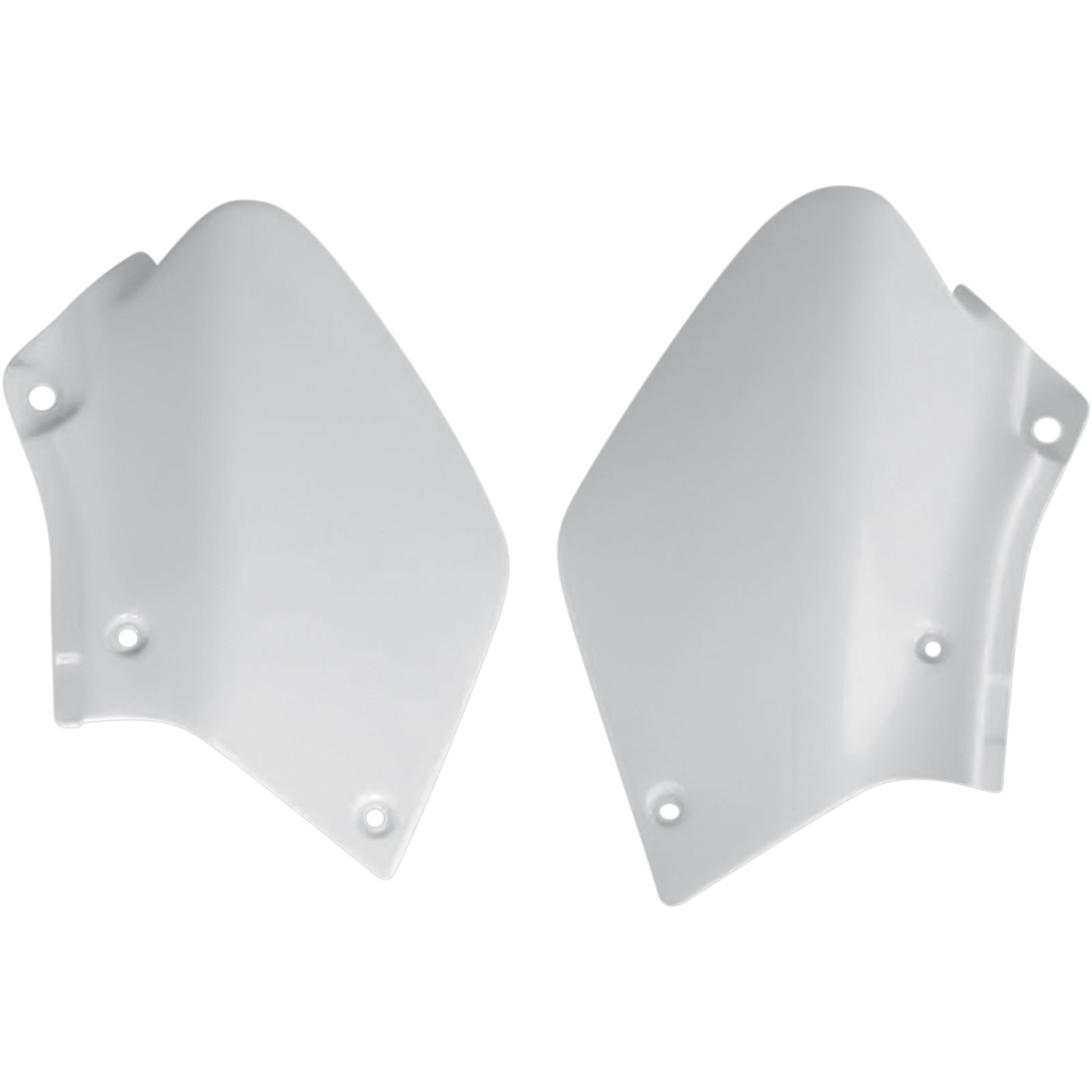 UFO Plastics Side Covers - XR400 '96-00 - White [MPN: HO03612041]_487191