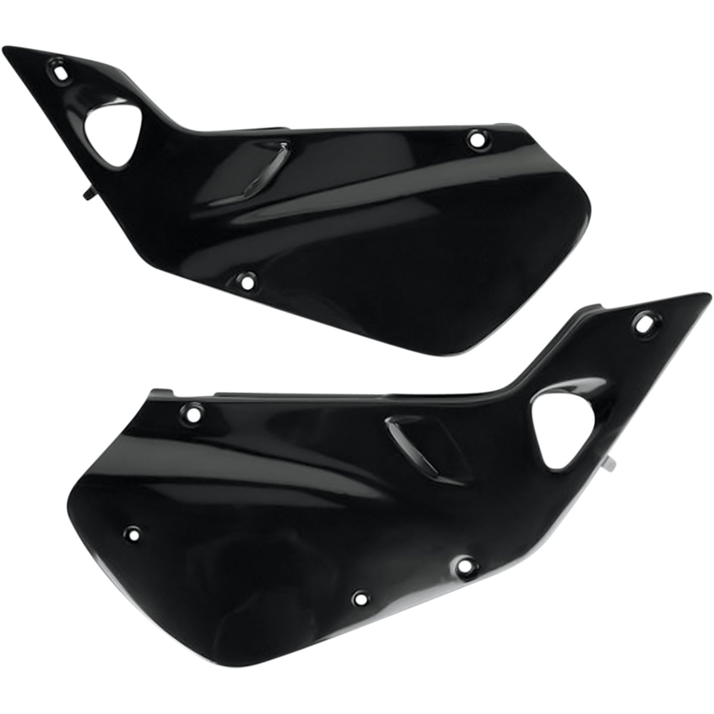 UFO Plastics Side Covers - CR250 '97-99 - Black [MPN: HO03602001]_487149