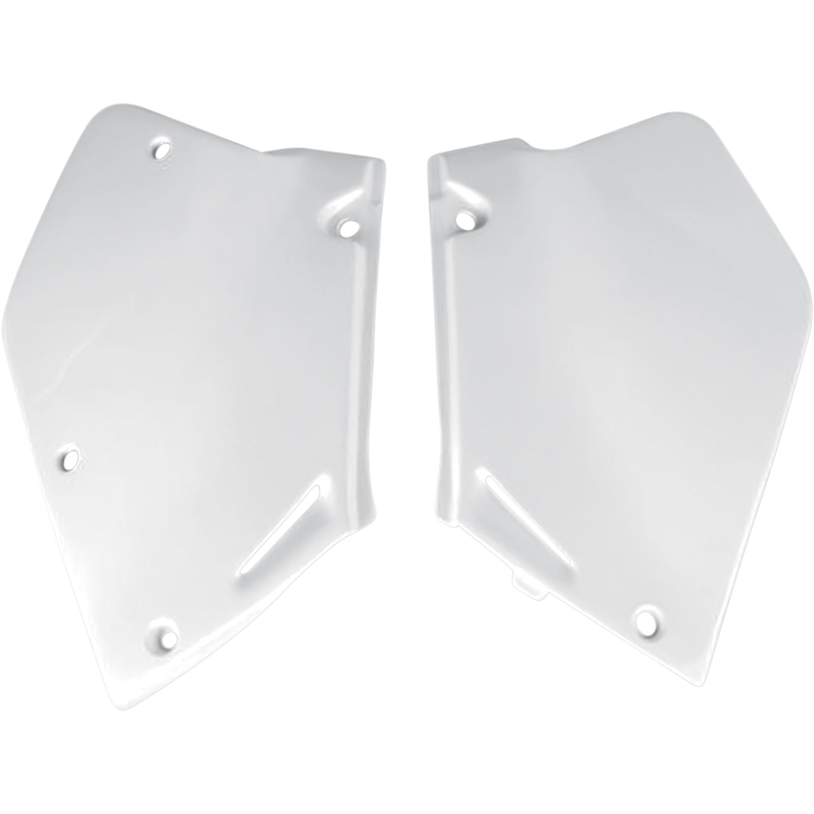 UFO Plastics Side Covers - CR125-250 '95-6 - White [MPN: HO02673041]_487145