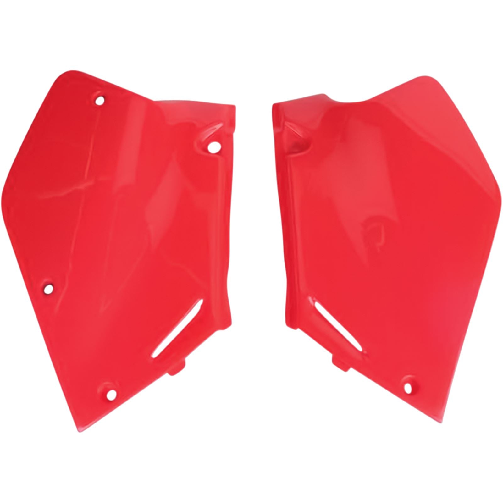 UFO Plastics Side Covers - CR125-250 '95-6 - Red [MPN: HO02673067]_487146